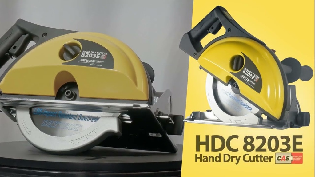 HDC 8203E Cordless Metal Cutting Circular Saw incl. 2 Batteries 18V, 5.5 A / EU, Loading station LiHD, LBS -TCT Saw blade 203/48T in case