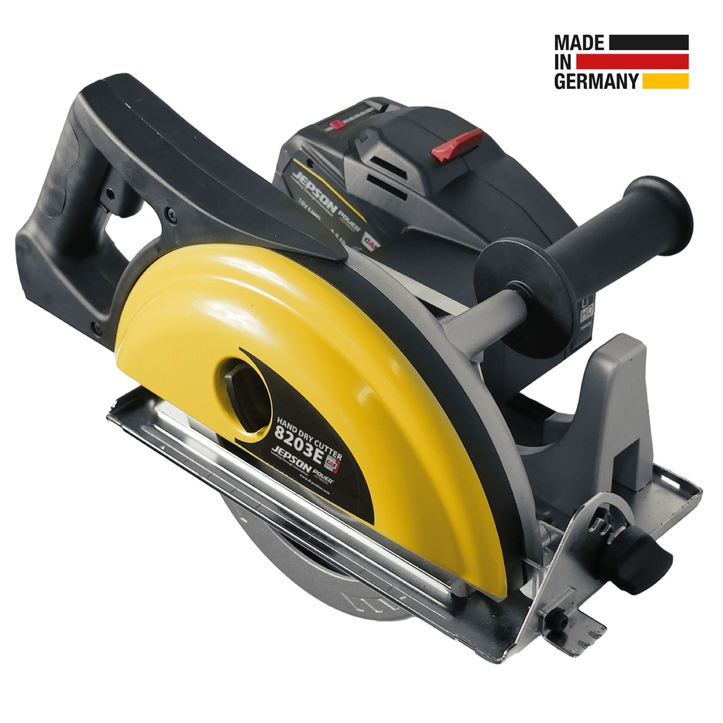 HDC 8203E Cordless Metal Cutting Circular Saw incl. 2 Batteries 18V, 5.5 A / EU, Loading station LiHD, LBS -TCT Saw blade 203/48T in case