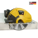 Super Hand Dry Cutter 8320E 36V with Ø 320/84T saw blade, 2 batteries and charger