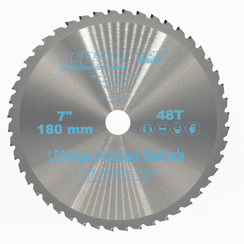 Drytech® HM-Sägeblatt LBS schockresistent ø 180 mm / 48Z für Stahl (dünnwandig)