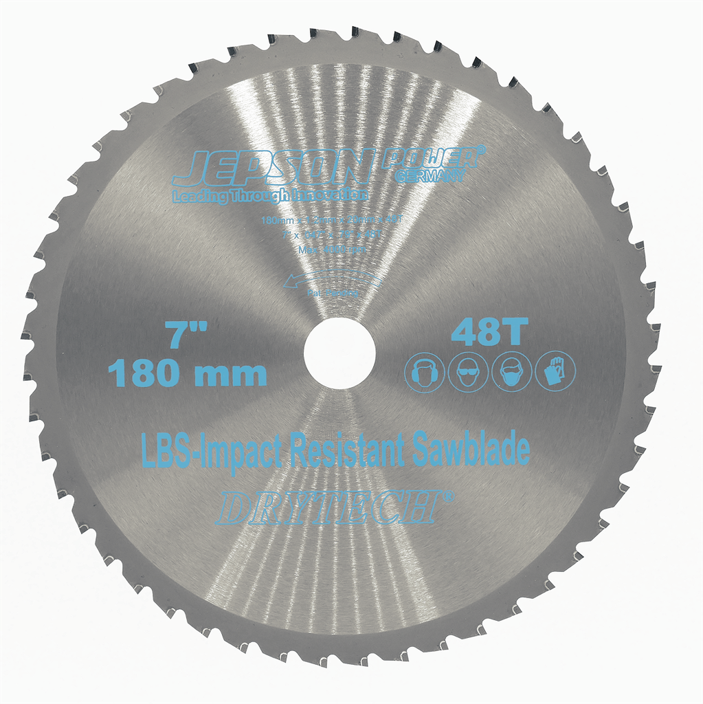 [72218048] Drytech® Lame carbure LBS résistant aux chocs ø 180 mm / 48D pour acier (parois fines)
