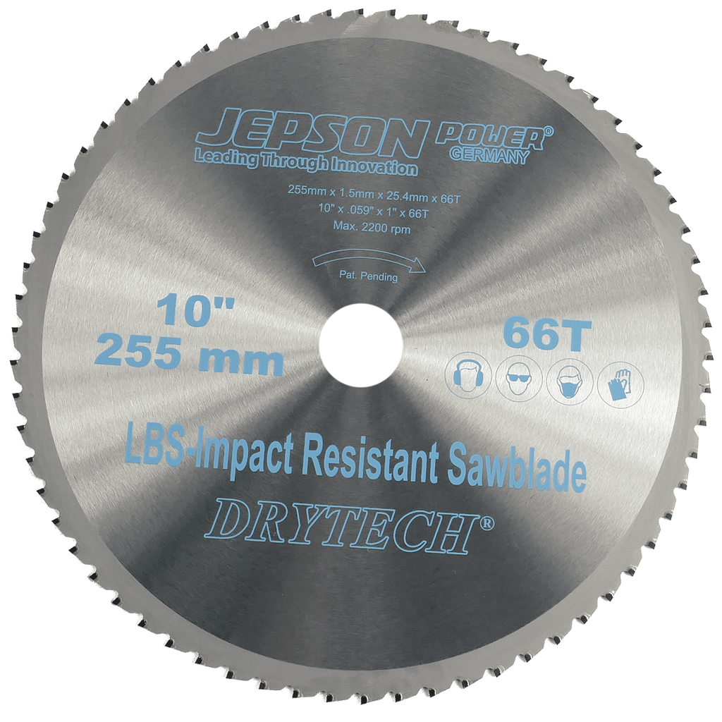 [72225566] Hoja de sierra con punta de carburo Drytech® de 10'' LBS resistente a impactos ø 255 mm / 66T para acero (pared delgada)