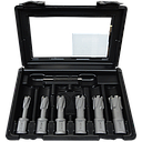 [490148] HM-Kernbohrerset 35 mm Ø 1x12, 1x 14, 1x16, 1x18, 1x20, 1x22 mm + Auswerfstift