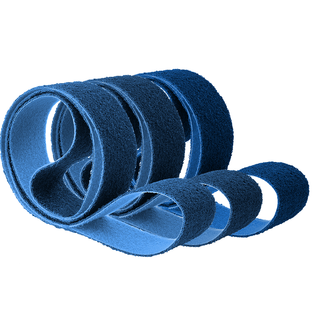 Surface conditioning belts X-Flex - blue - 40 x 760 mm - very fine (20 pcs)