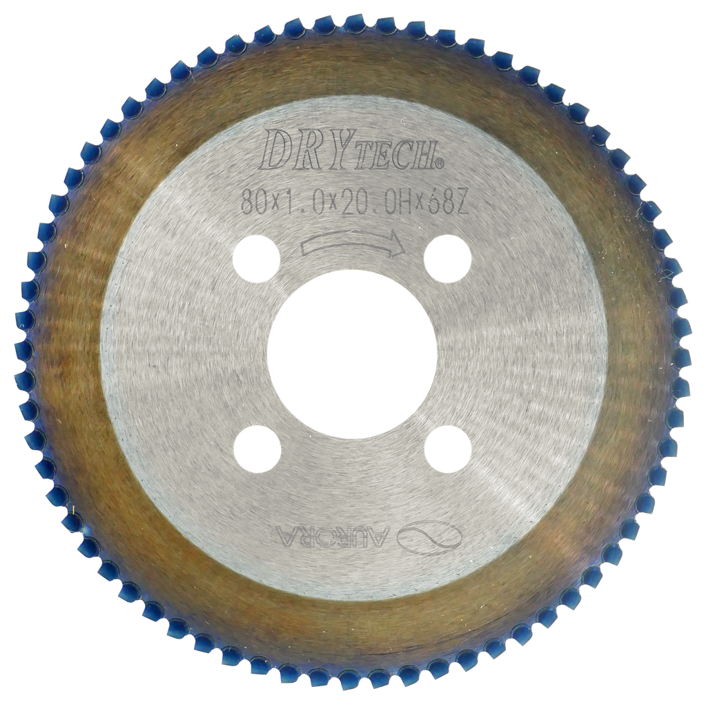 DRYTECH® HM SÄGEBLATT 80 x 1.0 x 20.0H x 68Z für carbonfaserverstärkte Kunststoffe mit einer Wandstärke < 10 mm