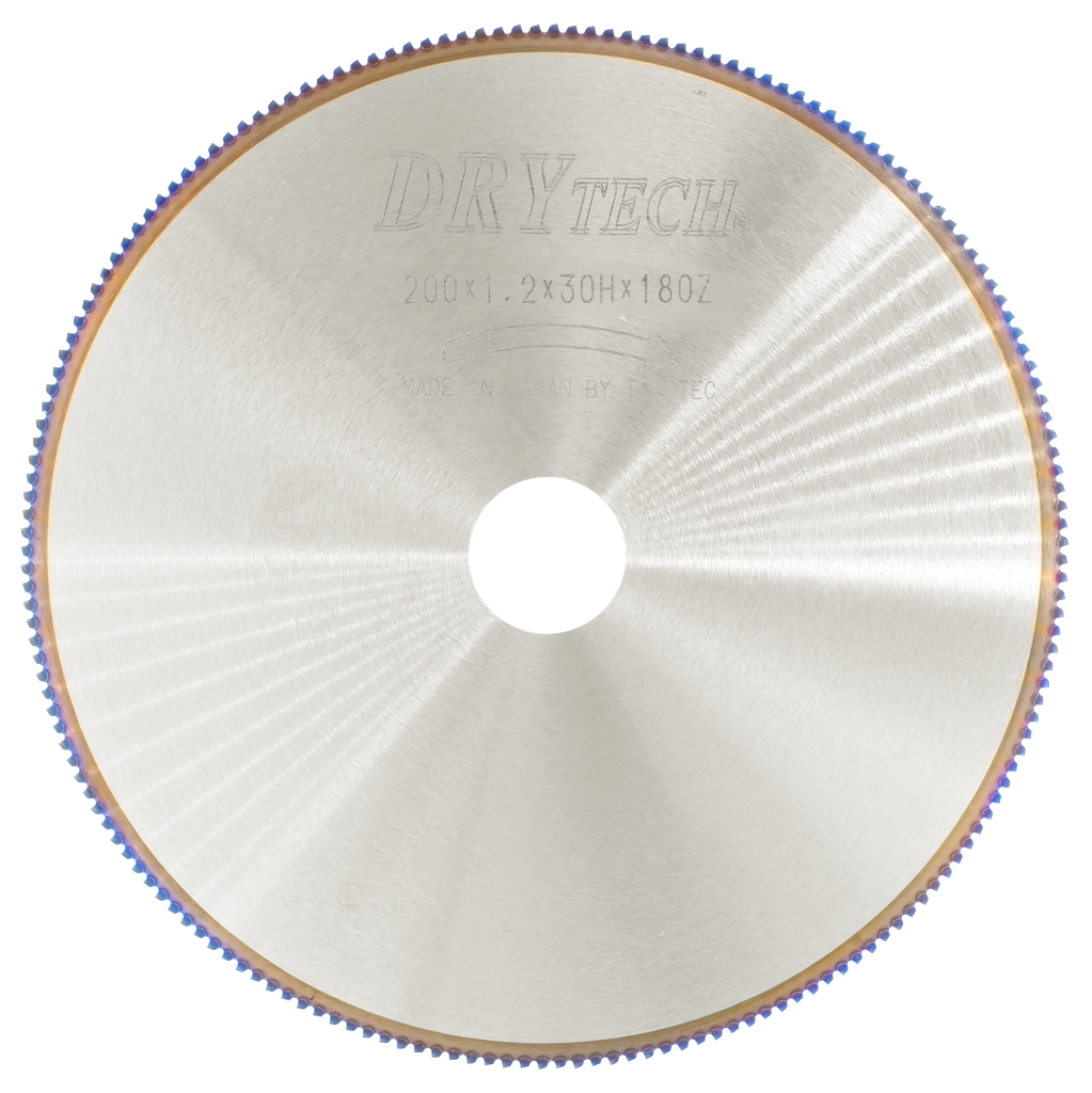 DRYTECH® HM SÄGEBLATT 200 x 1.2 x 30.0H x 180Z für carbonfaserverstärkte Kunststoffe mit einer Wandstärke < 10 mm