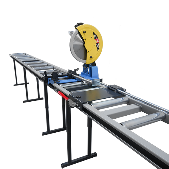 [609960A] Production unit - analog incl. material in- and output roller track 3m* and Premium Super Dry Cutter 9435 and saw blade 90T