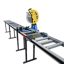 Production unit - analog incl. material in- and output roller track 3m* and Premium Super Dry Cutter 9435 and saw blade 90T