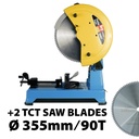 PROMO: Premium Super Dry Cutter 9435 T3 mit 2 Sägeblättern Ø 355/90Z