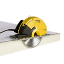 Super Hand Dry Cutter 8320 Sandwichpaneel- und Metallsäge mit Ø 320/84Z Sägeblatt und Führungsschienenset