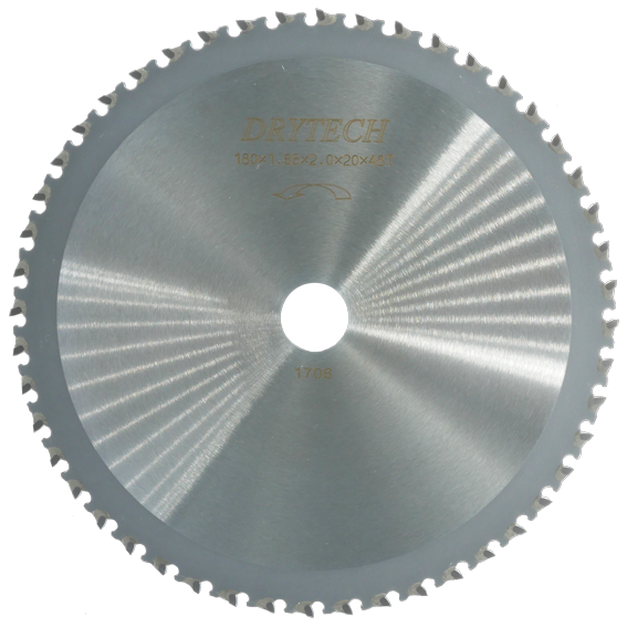 Lame carbure Drytech® ø 180 mm / 48D pour acier / inox