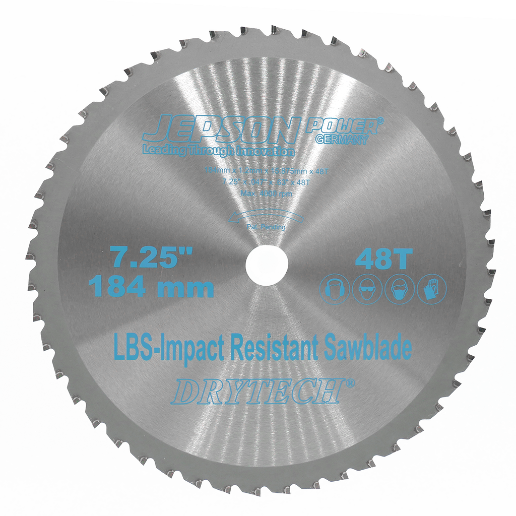 Drytech® HM-Sägeblatt LBS schockresistent ø 184 mm / 48Z für Stahl (dünnwandig)