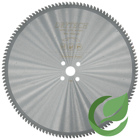 [DTS355120] DRYTECH® TCT Saw blade  355x2.2x1.8x25.4H (120T for Inox, Steel, Steel-thin, Composites, Non-ferrous)