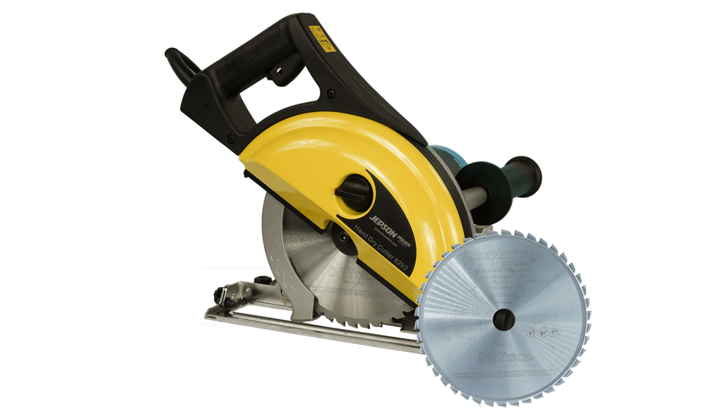 [608295LBSINOX] Hand Dry Cutter 8203 with Ø 203/48Z LBS impact resistant + free saw blade Ø 203/42T Inox