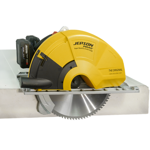 [608270E] Super Hand Dry Cutter 8320E 36V with Ø 320/84T saw blade, 2 batteries and 230V charger