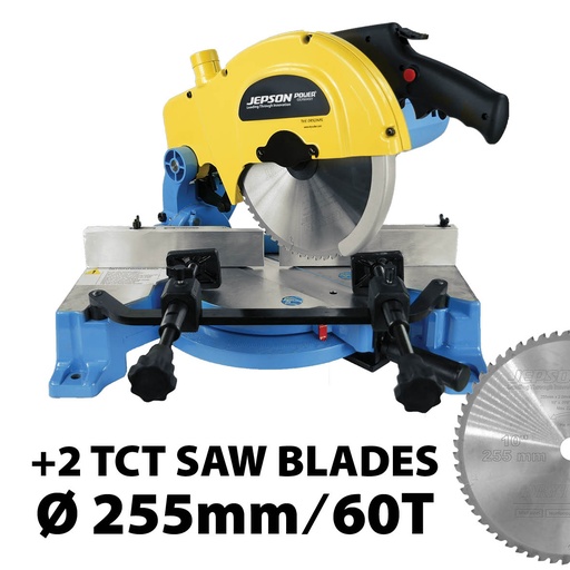 [600600] PROMO: Dry Miter Cutter 9410ND with 2 saw blades Ø 255/60T