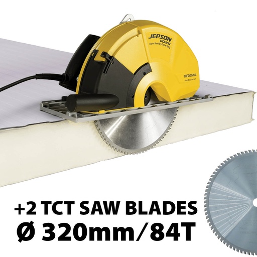 [608277] PROMO: Super Hand Dry Cutter 8320 met 2 zaagbladen Ø 320/84T
